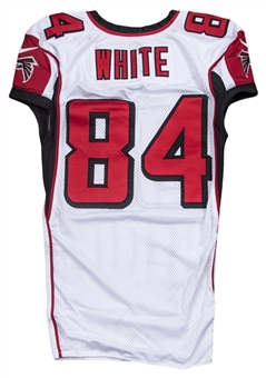 2012 Roddy White Game Used Atlanta Falcons Road Jersey (White LOA)